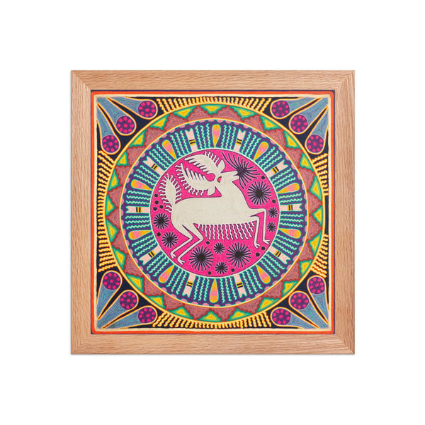 Huichol Yarn Painting Print • L - 236 - Huichol Arts