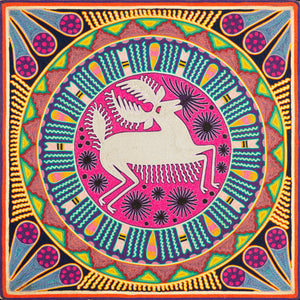 Huichol Yarn Painting Print • L - 236 - Huichol Arts