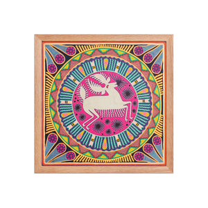 Huichol Yarn Painting Print • L - 236 - Huichol Arts