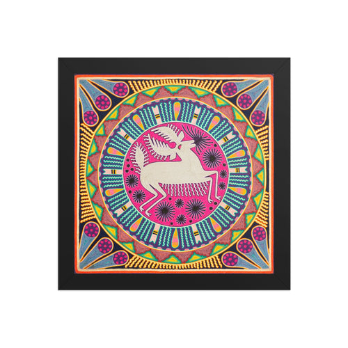 Huichol Yarn Painting Print • L - 236 - Huichol Arts