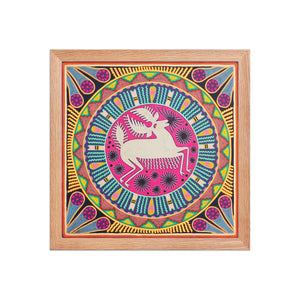 Huichol Yarn Painting Print • L - 236 - Huichol Arts