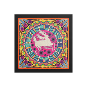 Huichol Yarn Painting Print • L - 236 - Huichol Arts