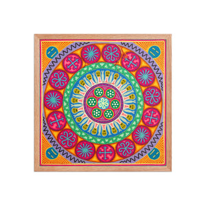 Huichol Yarn Painting Print • L - 237 - Huichol Arts
