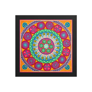Huichol Yarn Painting Print • L - 237 - Huichol Arts