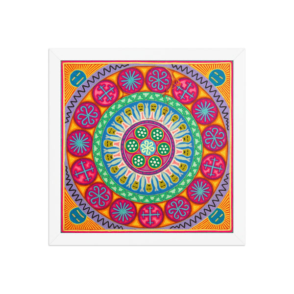 Huichol Yarn Painting Print • L - 237 - Huichol Arts