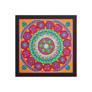Huichol Yarn Painting Print • L - 237 - Huichol Arts