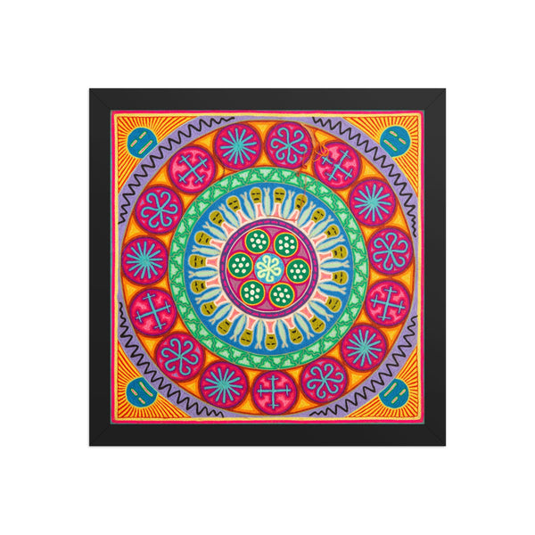 Huichol Yarn Painting Print • L - 237 - Huichol Arts