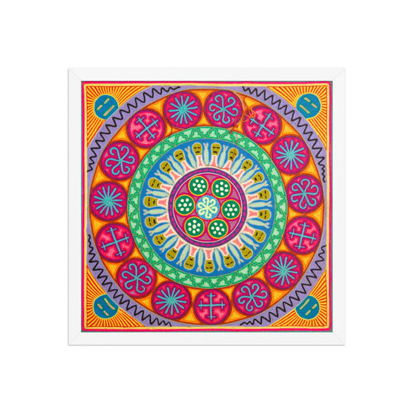 Huichol Yarn Painting Print • L - 237 - Huichol Arts