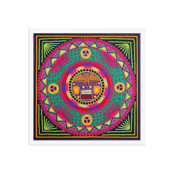 Huichol Yarn Painting Print • L - 240 - Huichol Arts