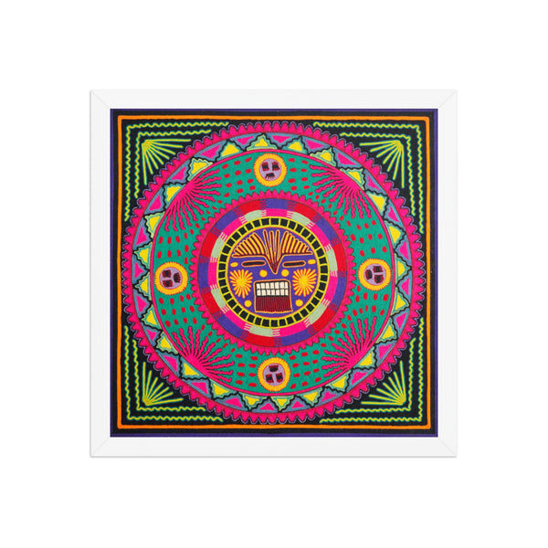 Huichol Yarn Painting Print • L - 240 - Huichol Arts