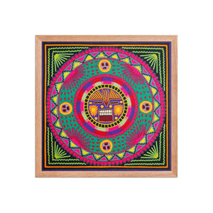 Huichol Yarn Painting Print • L - 240 - Huichol Arts