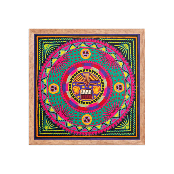 Huichol Yarn Painting Print • L - 240 - Huichol Arts
