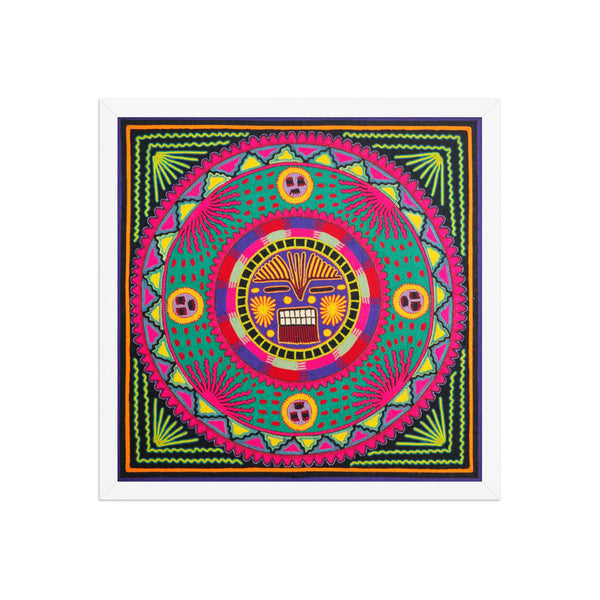 Huichol Yarn Painting Print • L - 240 - Huichol Arts