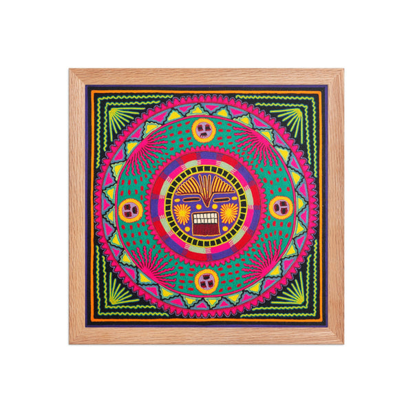 Huichol Yarn Painting Print • L - 240 - Huichol Arts