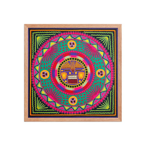 Huichol Yarn Painting Print • L - 240 - Huichol Arts