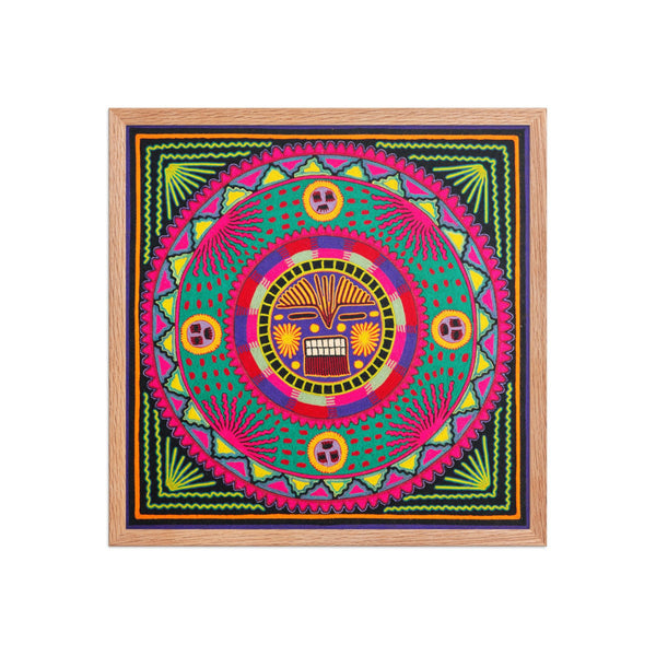 Huichol Yarn Painting Print • L - 240 - Huichol Arts