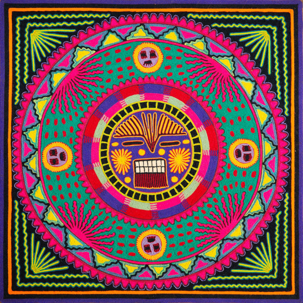 Huichol Yarn Painting Print • L - 240 - Huichol Arts