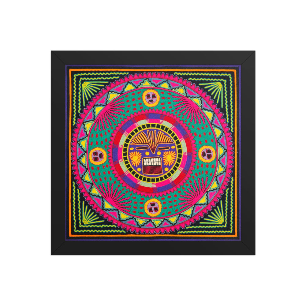 Huichol Yarn Painting Print • L - 240 - Huichol Arts