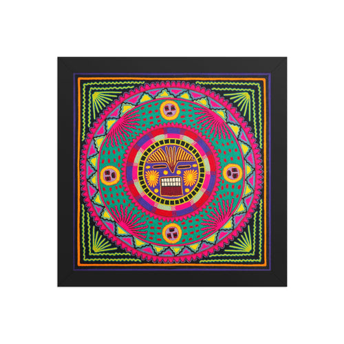 Huichol Yarn Painting Print • L - 240 - Huichol Arts