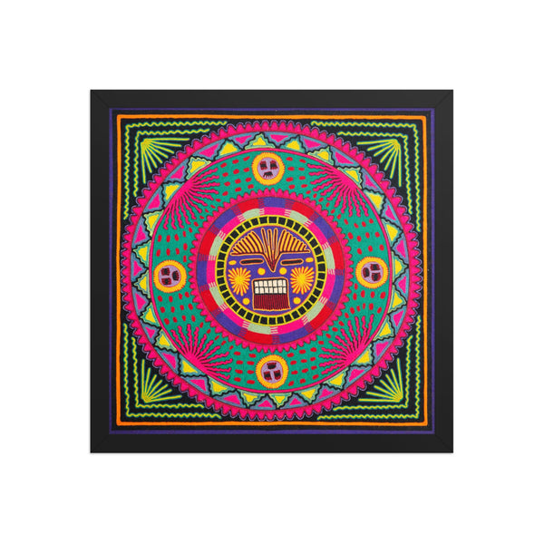 Huichol Yarn Painting Print • L - 240 - Huichol Arts