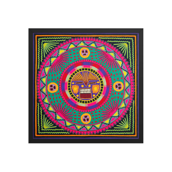 Huichol Yarn Painting Print • L - 240 - Huichol Arts