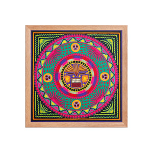 Huichol Yarn Painting Print • L - 240 - Huichol Arts