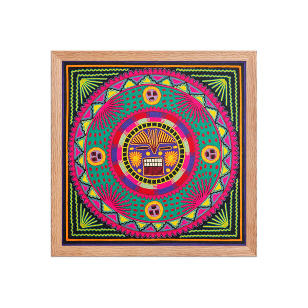 Huichol Yarn Painting Print • L - 240 - Huichol Arts