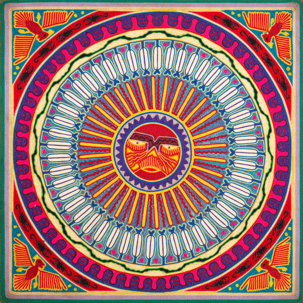 Huichol Yarn Painting Print • L - 241 - Huichol Arts