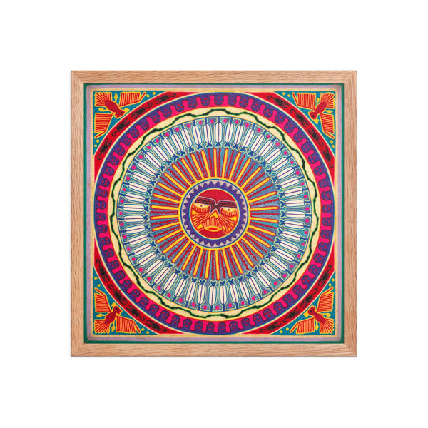 Huichol Yarn Painting Print • L - 241 - Huichol Arts