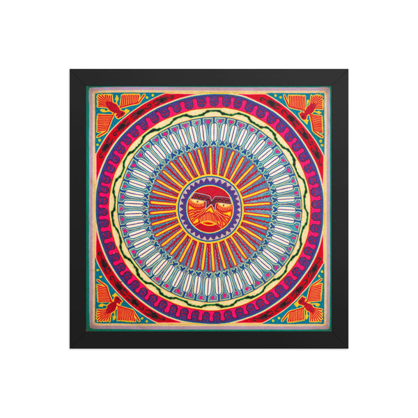 Huichol Yarn Painting Print • L - 241 - Huichol Arts