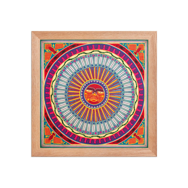 Huichol Yarn Painting Print • L - 241 - Huichol Arts
