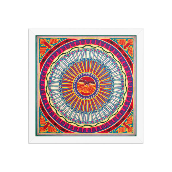 Huichol Yarn Painting Print • L - 241 - Huichol Arts