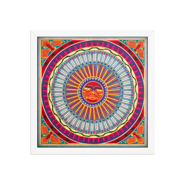 Huichol Yarn Painting Print • L - 241 - Huichol Arts