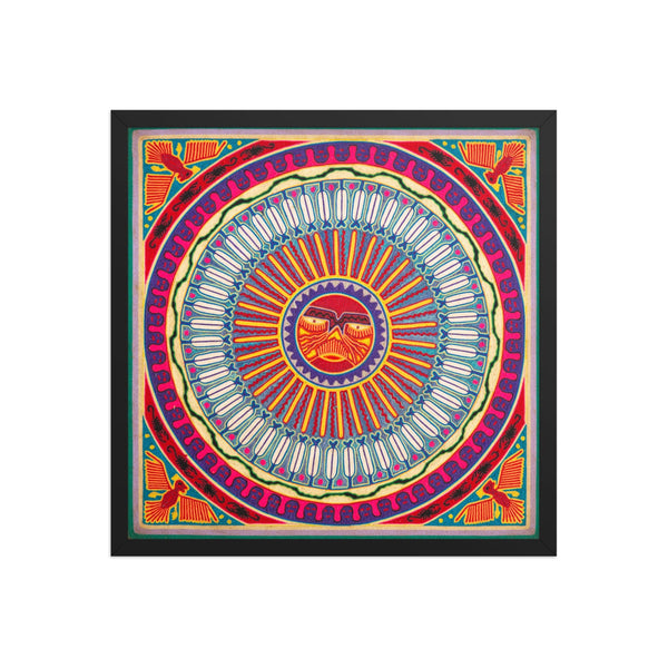 Huichol Yarn Painting Print • L - 241 - Huichol Arts