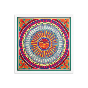 Huichol Yarn Painting Print • L - 241 - Huichol Arts