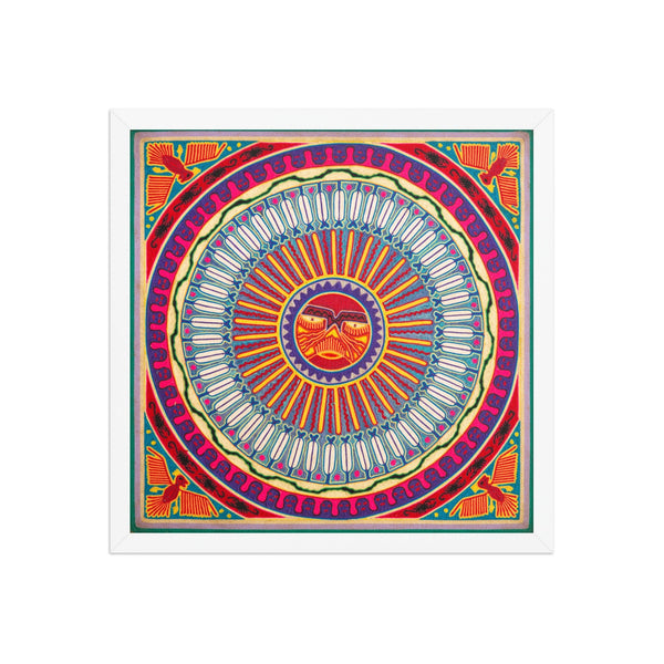 Huichol Yarn Painting Print • L - 241 - Huichol Arts