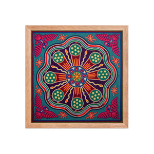 Huichol Yarn Painting Print • L - 244 - Huichol Arts