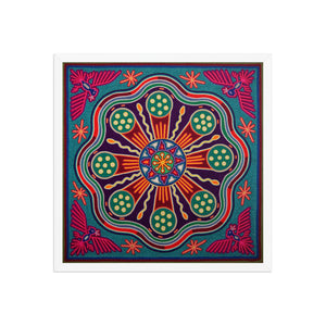 Huichol Yarn Painting Print • L - 244 - Huichol Arts