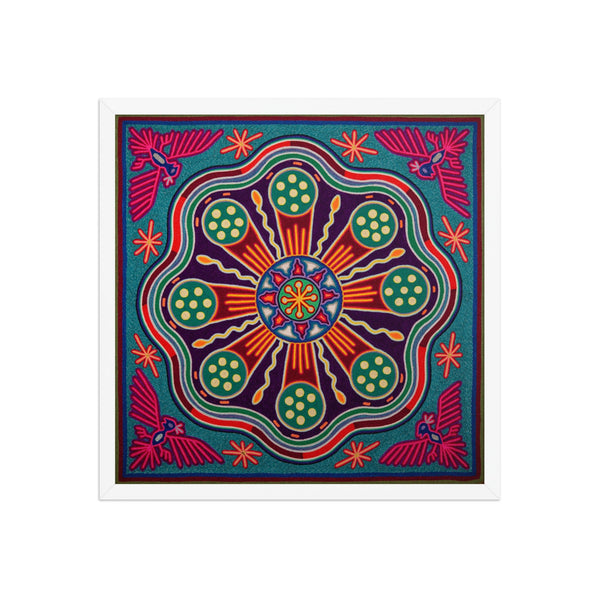 Huichol Yarn Painting Print • L - 244 - Huichol Arts