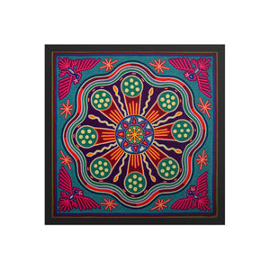 Huichol Yarn Painting Print • L - 244 - Huichol Arts
