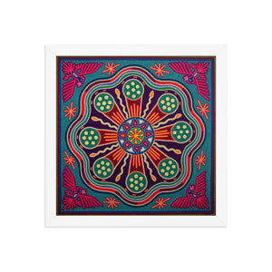 Huichol Yarn Painting Print • L - 244 - Huichol Arts