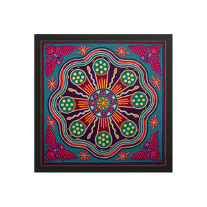 Huichol Yarn Painting Print • L - 244 - Huichol Arts