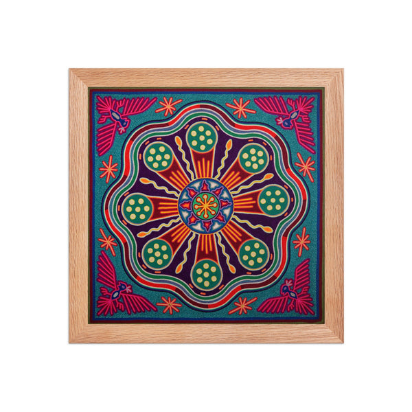 Huichol Yarn Painting Print • L - 244 - Huichol Arts