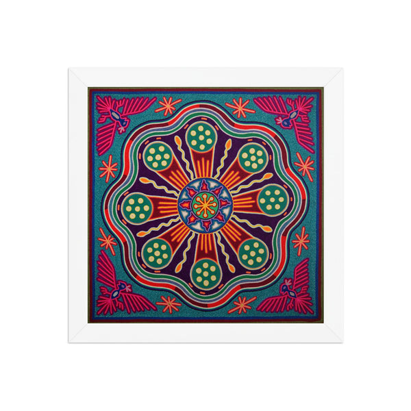 Huichol Yarn Painting Print • L - 244 - Huichol Arts