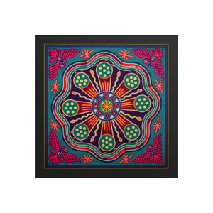 Huichol Yarn Painting Print • L - 244 - Huichol Arts