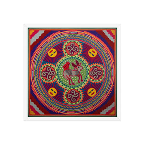 Huichol Yarn Painting Print • L - 245 - Huichol Arts