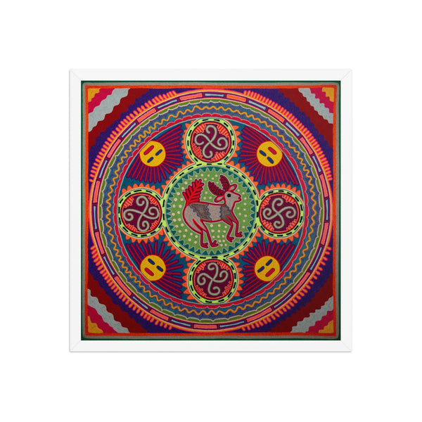 Huichol Yarn Painting Print • L - 245 - Huichol Arts
