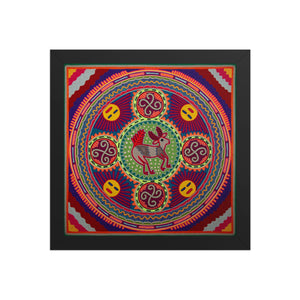 Huichol Yarn Painting Print • L - 245 - Huichol Arts