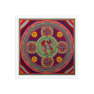 Huichol Yarn Painting Print • L - 245 - Huichol Arts