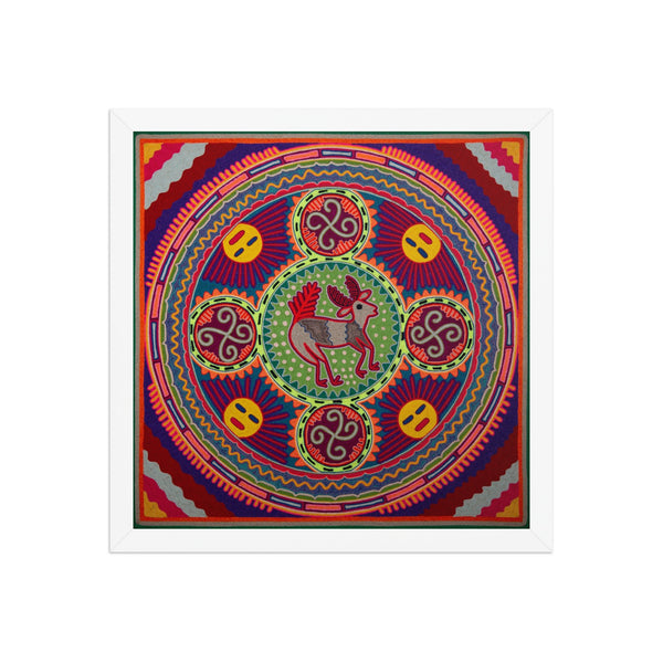 Huichol Yarn Painting Print • L - 245 - Huichol Arts